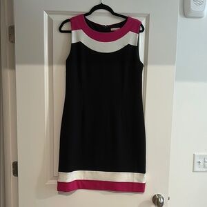 Lilly Pulitzer Black and White Sheath Mini Dress